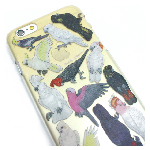 【iPhone6s/6 ケース】スマートフォンケース (オウム科の鳥類(ハード))サブ画像