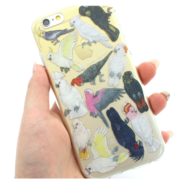 【iPhone6s/6 ケース】スマートフォンケース (オウム科の鳥類(ハード))goods_nameサブ画像