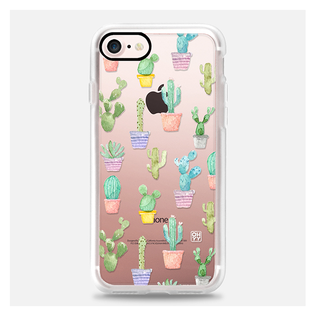 【iPhoneSE(第2世代)/8/7 ケース】Watercolour pastel cuctus hot summer by imushstoregoods_nameサブ画像