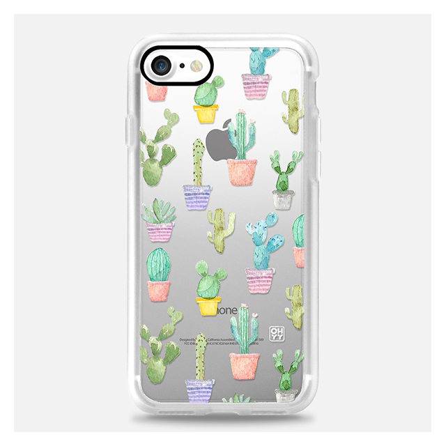 【iPhoneSE(第2世代)/8/7 ケース】Watercolour pastel cuctus hot summer by imushstoregoods_nameサブ画像