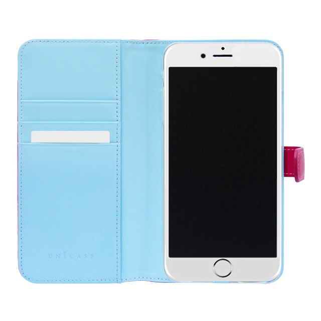 【iPhoneSE(第2世代)/8/7 ケース】COWSKIN Diary (Pink×Blue)goods_nameサブ画像