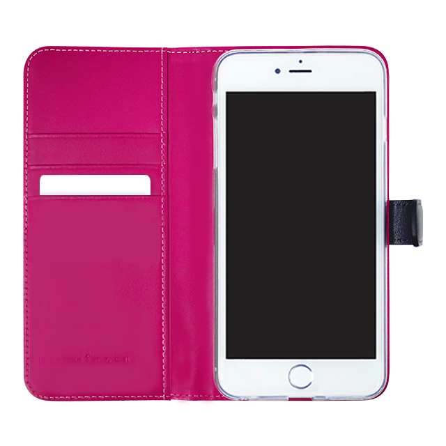【iPhoneSE(第2世代)/8/7 ケース】COWSKIN Diary (Navy×Pink)goods_nameサブ画像