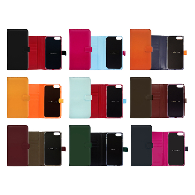 【iPhoneSE(第2世代)/8/7 ケース】COWSKIN Diary (Black×Red)goods_nameサブ画像
