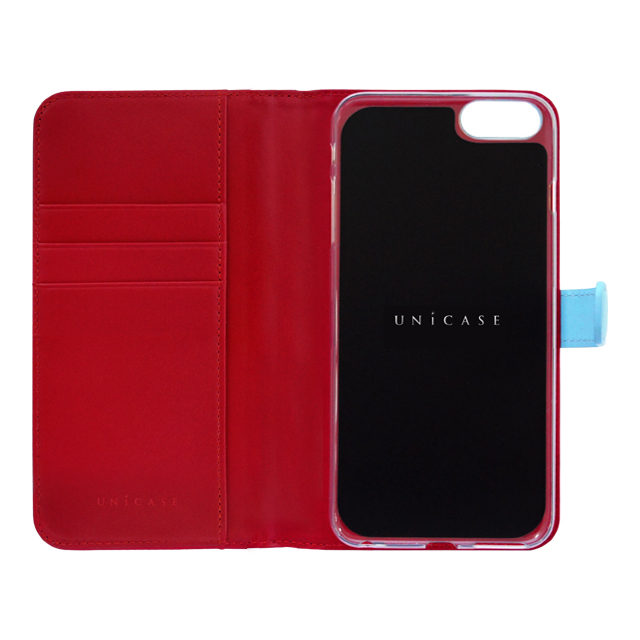 【iPhoneSE(第2世代)/8/7 ケース】COWSKIN Diary (Blue×Red)goods_nameサブ画像