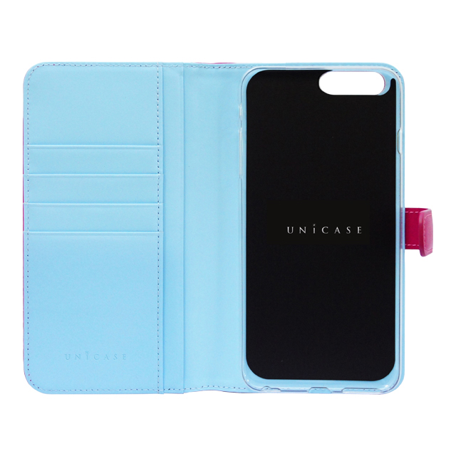 【iPhone8 Plus/7 Plus ケース】COWSKIN Diary (Pink×Blue)サブ画像