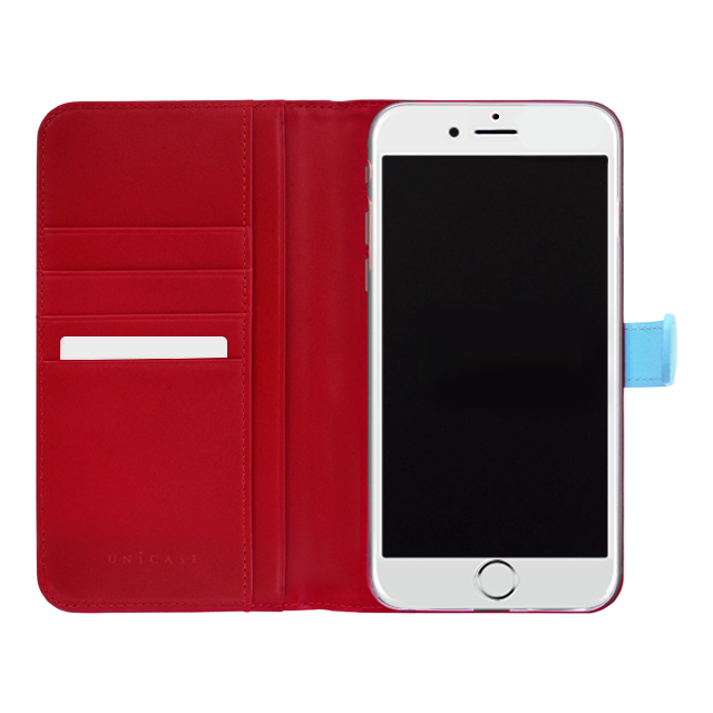 【iPhone8 Plus/7 Plus ケース】COWSKIN Diary (Blue×Red)goods_nameサブ画像