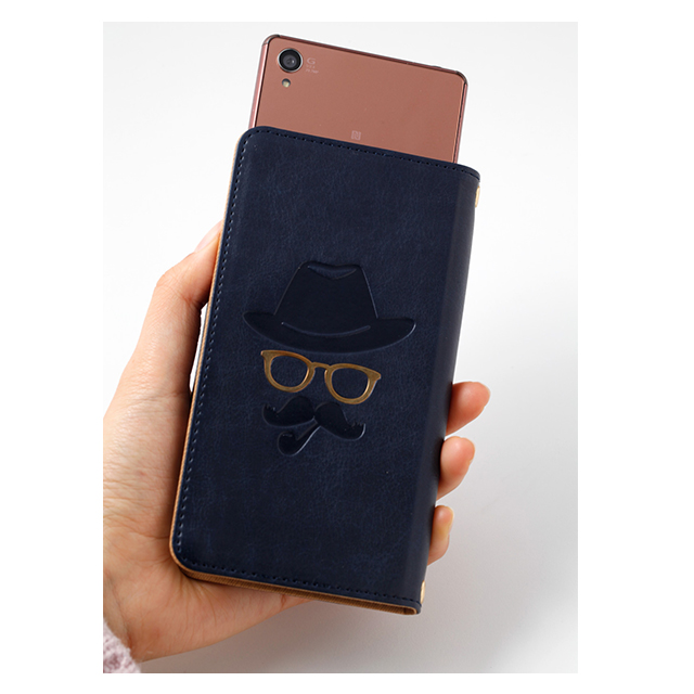 【マルチ スマホケース】Gentleman Case for 5inch Smartphone (レッド)サブ画像