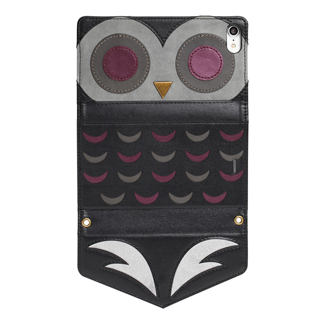 【iPhone8/7 ケース】Owl Face (ブラック)サブ画像