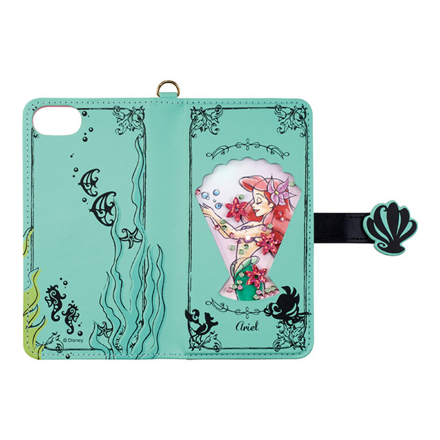 【iPhoneSE(第3/2世代)/8/7/6s/6 ケース】Disney Characters Bijou Diary Cover (アリエル)goods_nameサブ画像