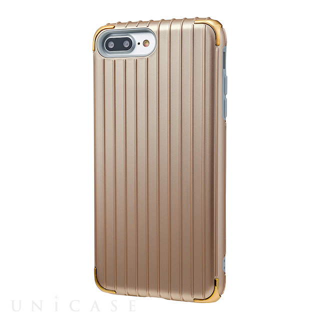 【iPhone8 Plus/7 Plus ケース】”Rib 2” Hybrid Case (Gold)