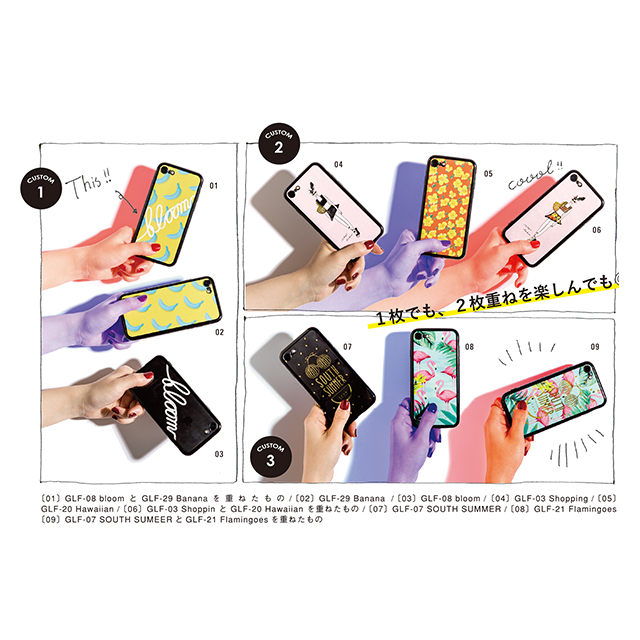 LITTLE CLOSET iPhone8/7 着せ替えフィルム (Design mingo)goods_nameサブ画像