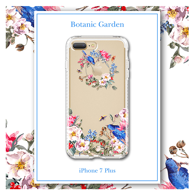 【iPhone8 Plus/7 Plus ケース】Level Case Botanic Garden Collection (Blue Bird)サブ画像
