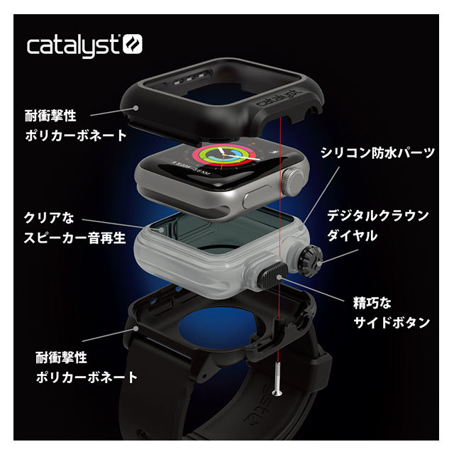【Apple Watch ケース 38mm】Catalyst Case (ブラック) for Apple Watch Series2goods_nameサブ画像
