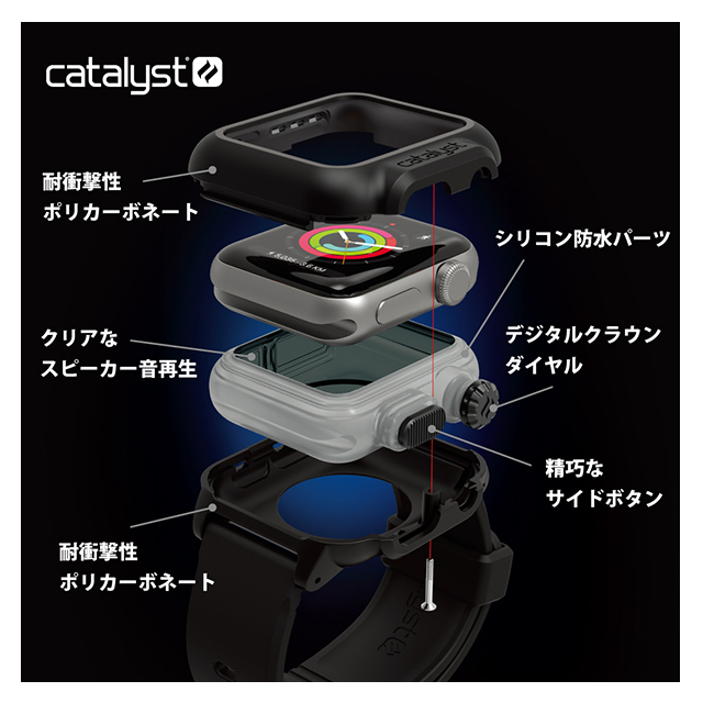 【Apple Watch ケース 42mm】Catalyst Case (ブラック) for Apple Watch Series2goods_nameサブ画像