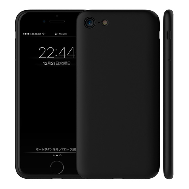 Iphone7 ケース Mynus Iphone7 Case マットブラック Design Iphoneケースは Unicase