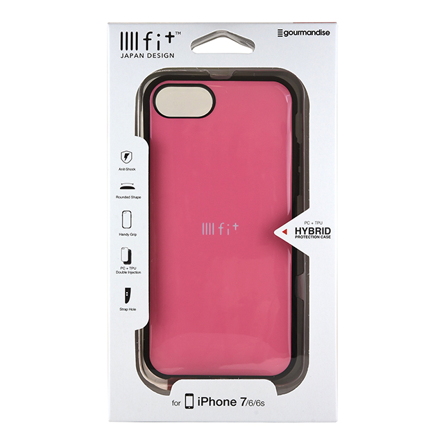 【iPhoneSE(第3/2世代)/8/7/6s/6 ケース】IIII fit (ピンク)サブ画像