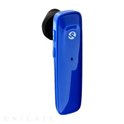 【ワイヤレスイヤホン】iPhone/スマートフォン ワイヤレス ヘッドセット (ブルー)