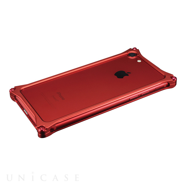 【iPhoneSE(第3/2世代)/8/7 ケース】ソリッドバンパー (Matte RED Edition)