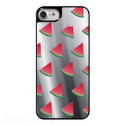 【iPhone8/7/6s/6 ケース】Jellyfish 背面ミラーデザインケース (Watermelon icon)