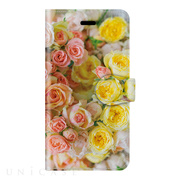 【iPhone8/7 ケース】Fioletta 手帳型スマホケース (La Flore rose)