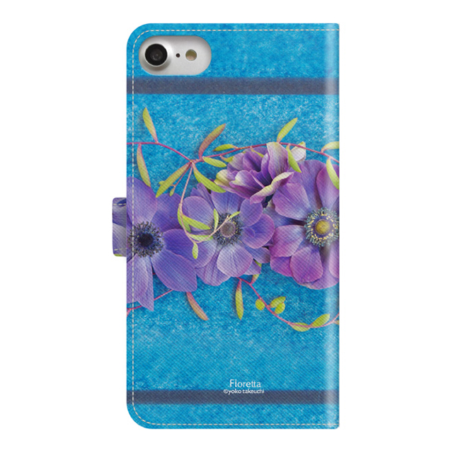 【iPhone8/7 ケース】Fioletta 手帳型スマホケース (Blue Anemone)サブ画像