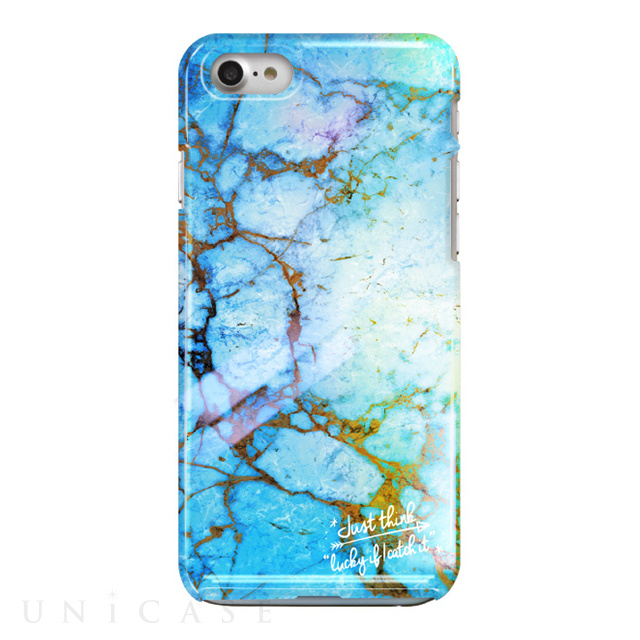 【iPhone8/7 ケース】Jellyfish ブルーフィルムケース (Turquoise)