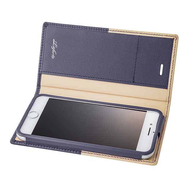 【iPhone8/7 ケース】”TRICO” Full Leather Case Limited (Navy)サブ画像