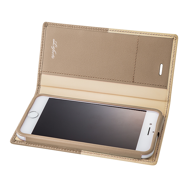 【iPhone8/7 ケース】”TRICO” Full Leather Case Limited (Beige)サブ画像