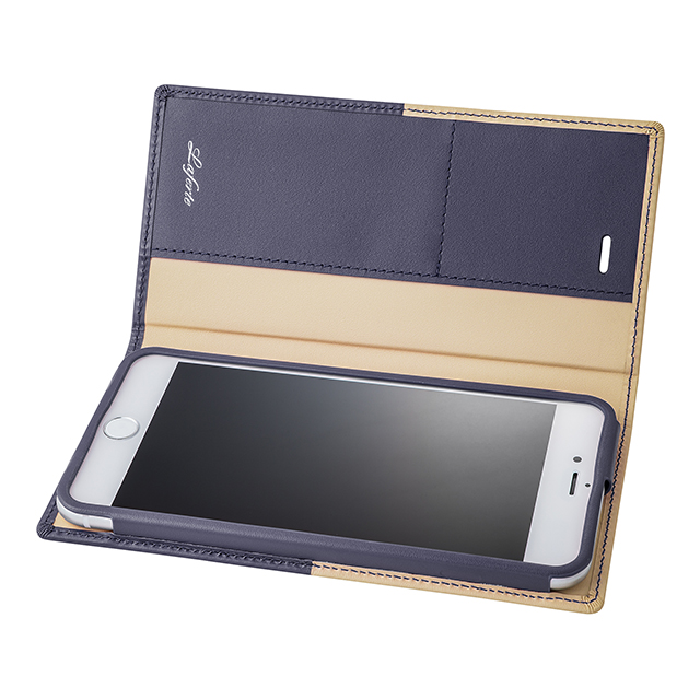 【iPhone8 Plus/7 Plus ケース】”TRICO” Full Leather Case Limited (Navy)サブ画像