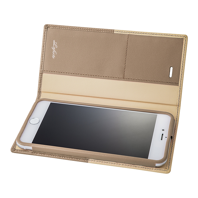 【iPhone8 Plus/7 Plus ケース】”TRICO” Full Leather Case Limited (Beige)サブ画像