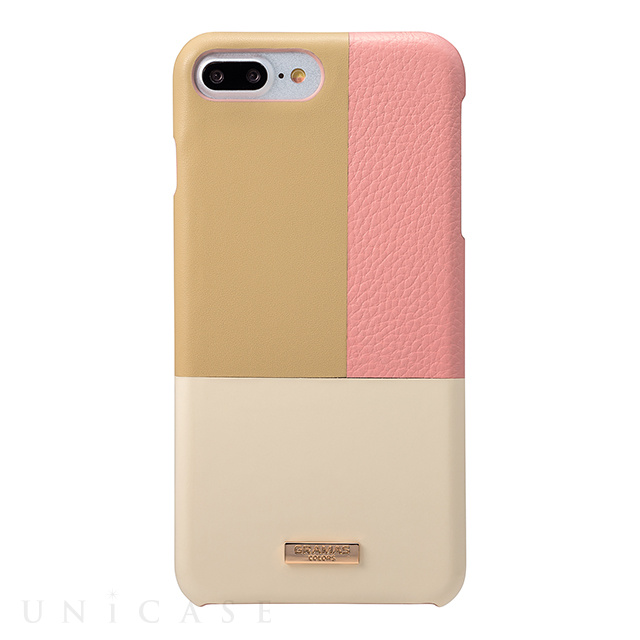 【iPhone8 Plus/7 Plus ケース】”Nudy” Leather Case Limited (Pink)