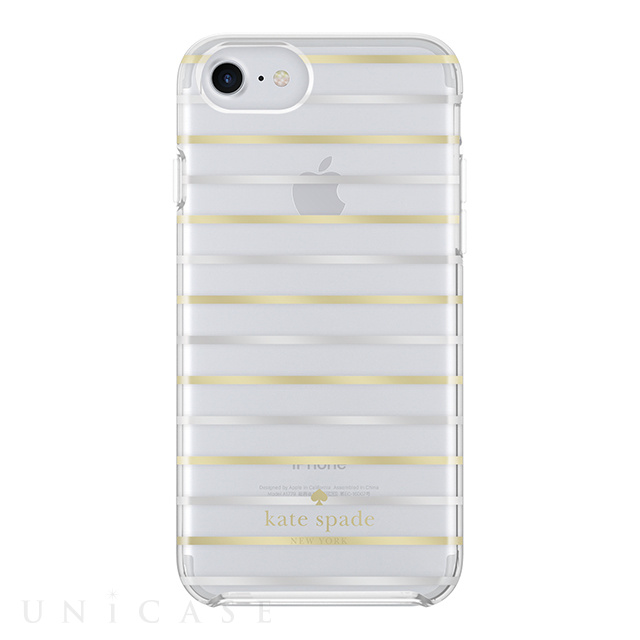 【iPhoneSE(第2世代)/8/7/6s/6 ケース】1PC Comold (Surprise Stripe Clear/Gold Foil/Silver Foil)
