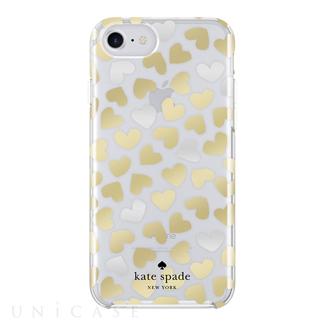 【iPhoneSE(第2世代)/8/7/6s/6 ケース】1PC Comold (Dancing Hearts Clear/Silver Foil/Gold Foil)