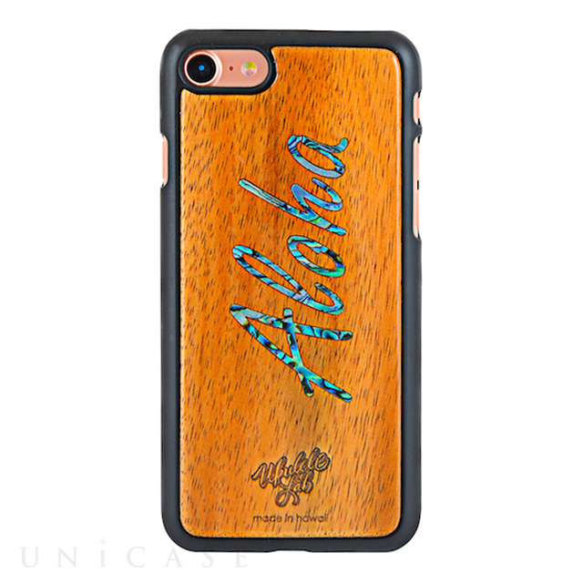 【iPhone8/7 ケース】Koa Wood COVER (Shell Inlay/Aloha)