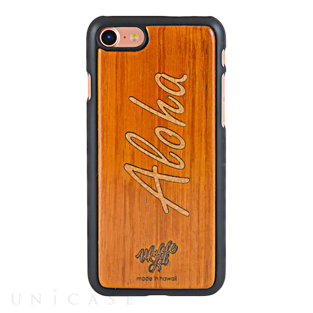 【iPhone8/7 ケース】Koa Wood COVER (Wood Inlay/Aloha)