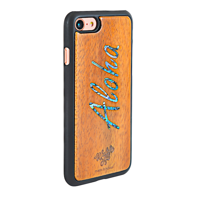 【iPhone8/7 ケース】Koa Wood COVER (Shell Inlay/Aloha)サブ画像