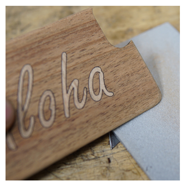【iPhone8/7 ケース】Koa Wood COVER (Shell Inlay/Aloha)goods_nameサブ画像