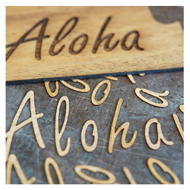 【iPhone8/7 ケース】Koa Wood COVER (Wood Inlay/Aloha)goods_nameサブ画像