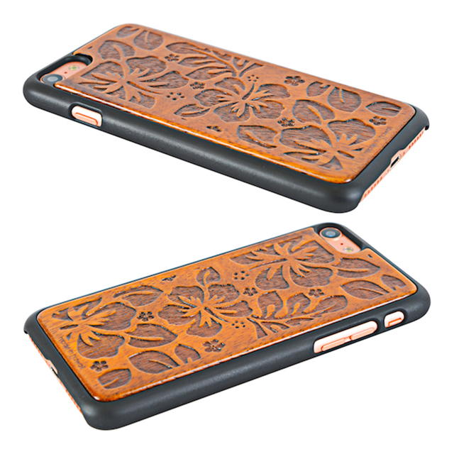 【iPhone8/7 ケース】Koa Wood COVER (Design/Hibiscus)goods_nameサブ画像