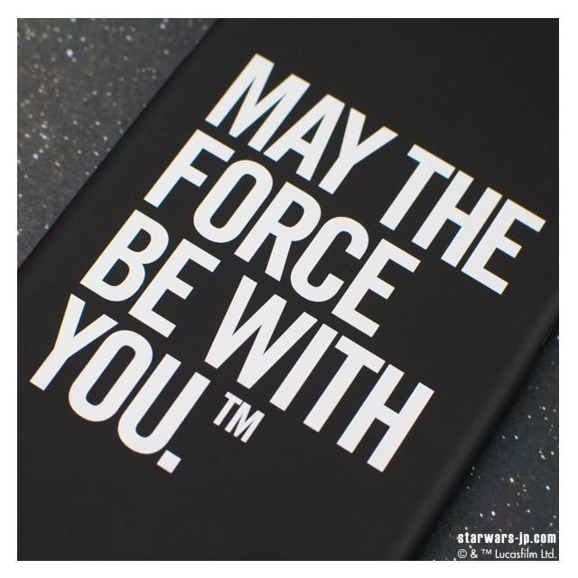 【iPhoneSE(第2世代)/8/7 ケース】STAR WARS / MATTE BLACK HARD CASE for iPhone7(Typography)goods_nameサブ画像
