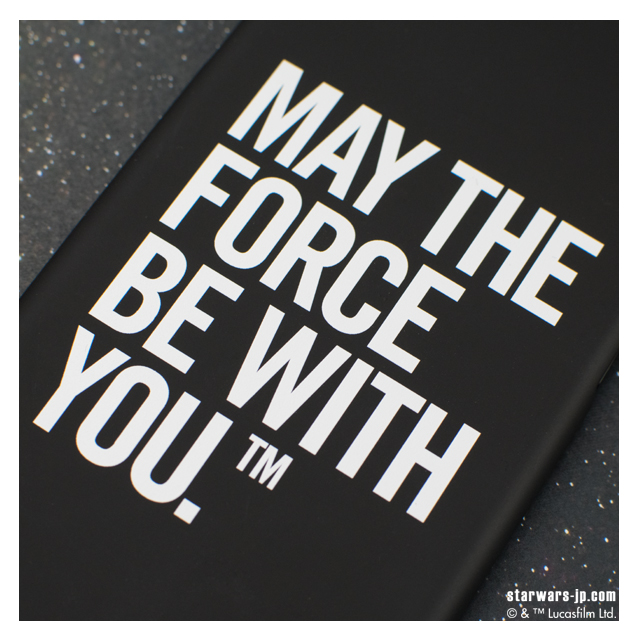 【iPhoneSE(第2世代)/8/7 ケース】STAR WARS / MATTE BLACK HARD CASE for iPhone7(Typography)サブ画像