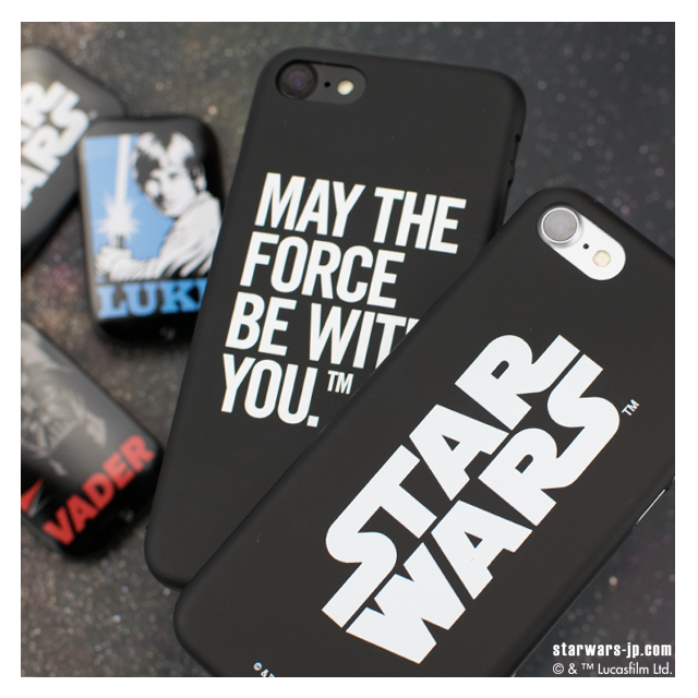 【iPhoneSE(第2世代)/8/7 ケース】STAR WARS / MATTE BLACK HARD CASE for iPhone7(Typography)サブ画像