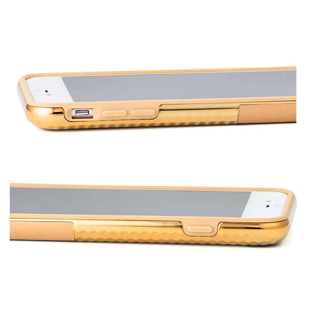 【iPhone8 Plus/7 Plus ケース】”Hex” Hybrid Case (Gold)サブ画像