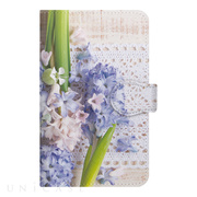 【マルチ スマホケース】Fioletta 手帳型スマホケース 汎用Mサイズ (Bloomy Hyacinth)
