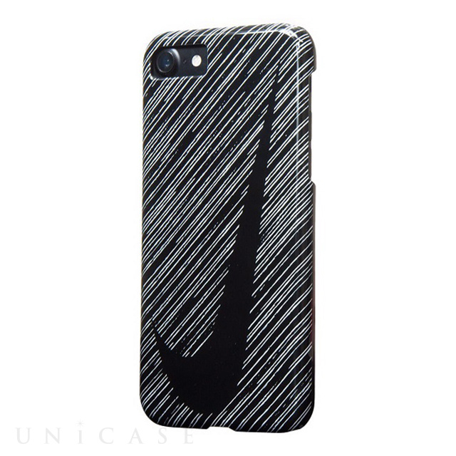 【iPhone8/7 ケース】NIKE GRAPHIC SWOOSH CASE (ブラック/ホワイト)