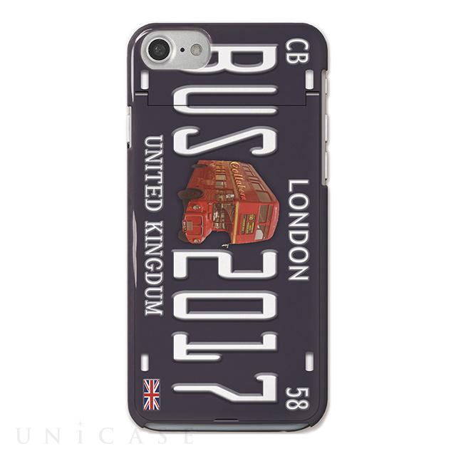【iPhoneSE(第2世代)/8/7/6s/6 ケース】iCompact Collaborn オリジナル (Numberplate_LONDON)
