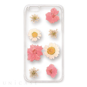 【iPhoneSE(第1世代)/5s/5 ケース】Fleurir (Pale flowers pink)