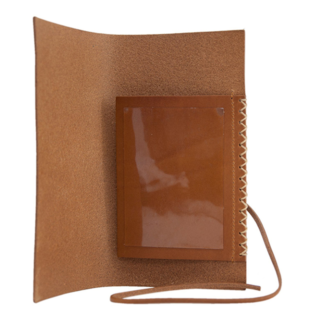 【マルチ スマホケース】一枚革手帳型カバー ブッテーロ レザー (キャメル)サブ画像