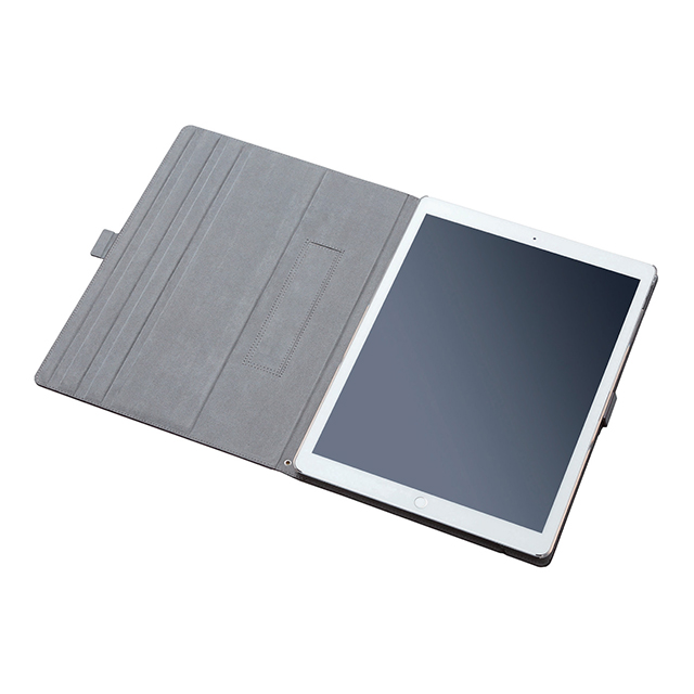 【iPad Pro(12.9inch)(第2世代) ケース】ソフトレザーカバー 360度回転 (ブラック)サブ画像