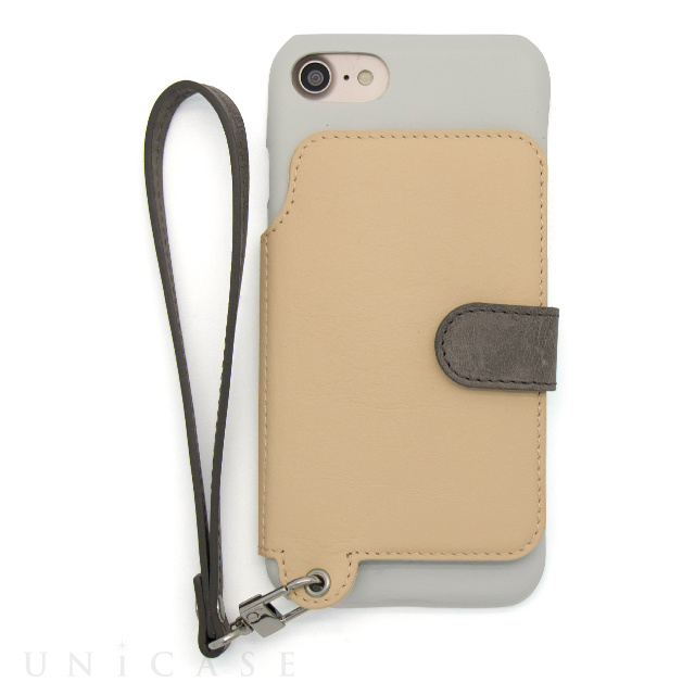 【iPhone8/7 ケース】Real Leather Case (Vanilla)